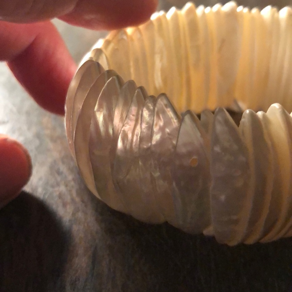 Unique Shell Statement Bracelet - image 1